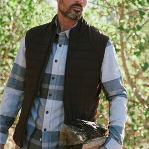 7 Diamonds Atlas Vest  Dark Brown Quilted Vest Men's XL
